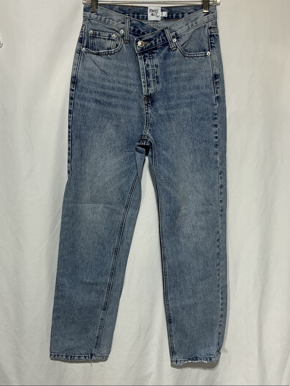 Princess Polly Light Wash Women’s Button Front Jeans Sz 6